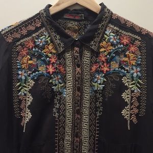 Johnny Was Clarissa button down blouse